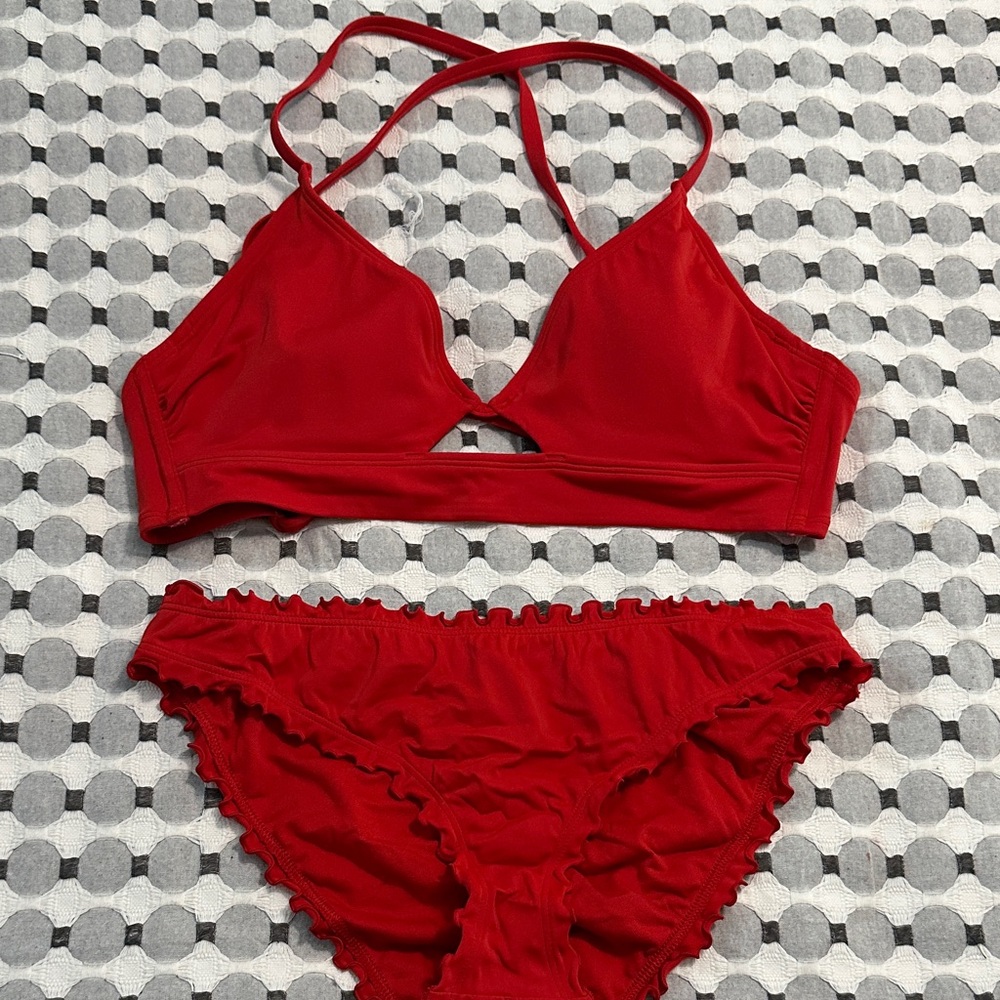 Shade & Shore Red Bikini Set